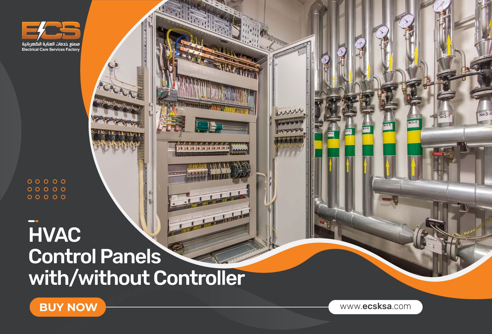 Condenser Control Panel ECS KSA | Leading electrical solutions provider in Saudi Arabia